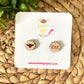SALE: Bee Kind Wood Studs: Choose From 3 Wood Options - DESIGN BEING DISCONTINUED (Was $8)
