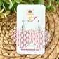 SALE: Baseball & Softball Acrylic Heart Earrings. - LAST CHANCE (WAS $14)