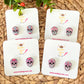 Vintage Distressed Clay Sugar Skull Studs: Choose From 4 Styles