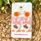 SALE: Orange Gnome with Chocolate Bunny Acrylic Dangle Earrings: Choose Stud or Ear Wire