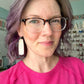 Rainbow Canvas Cork on Leather Earrings: Choose From 2 Styles - LAST CHANCE