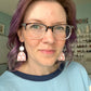 Whimsical Snowmen Toboggan & Mitten Cork on Leather Earrings - LAST CHANCE