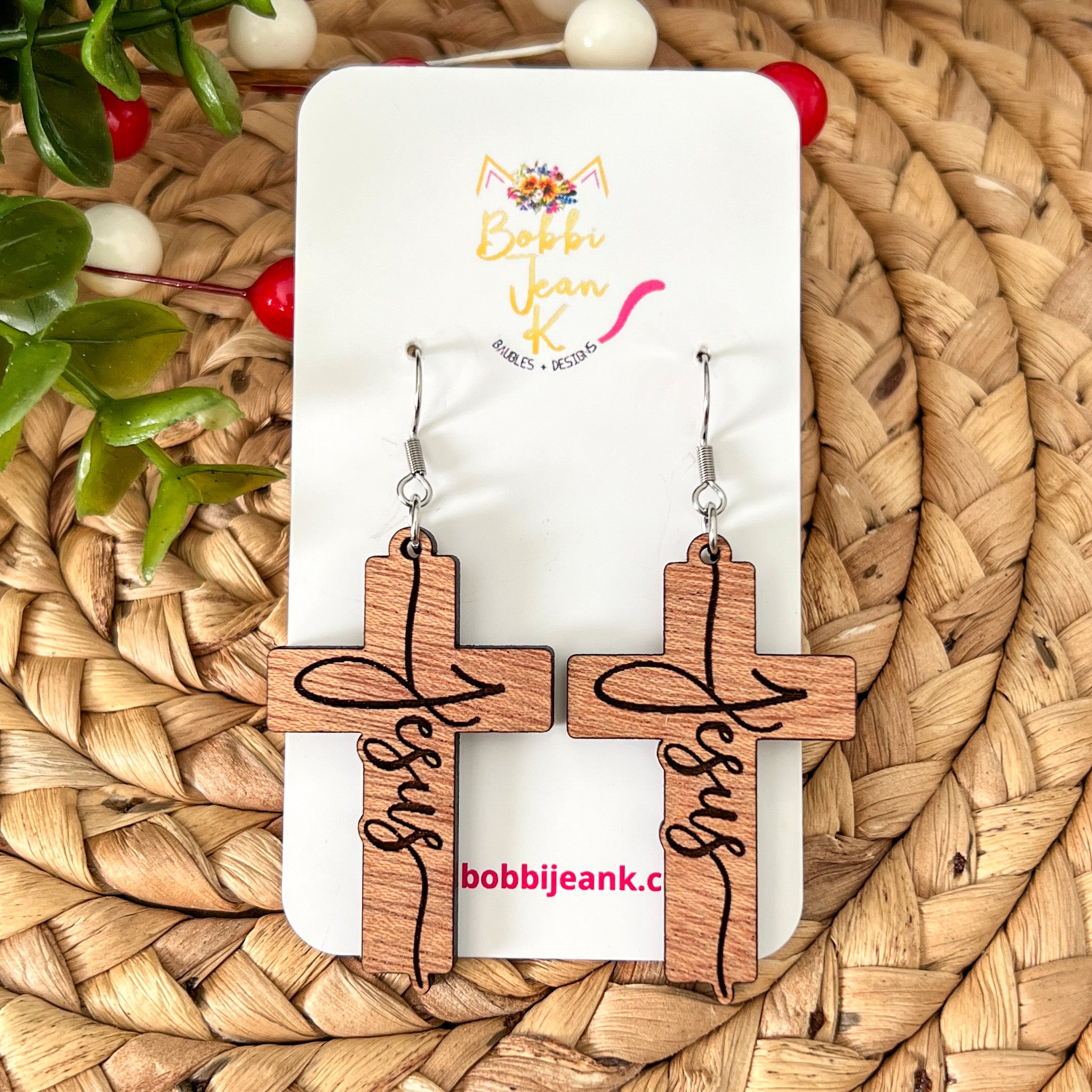 Jesus deals Earrings