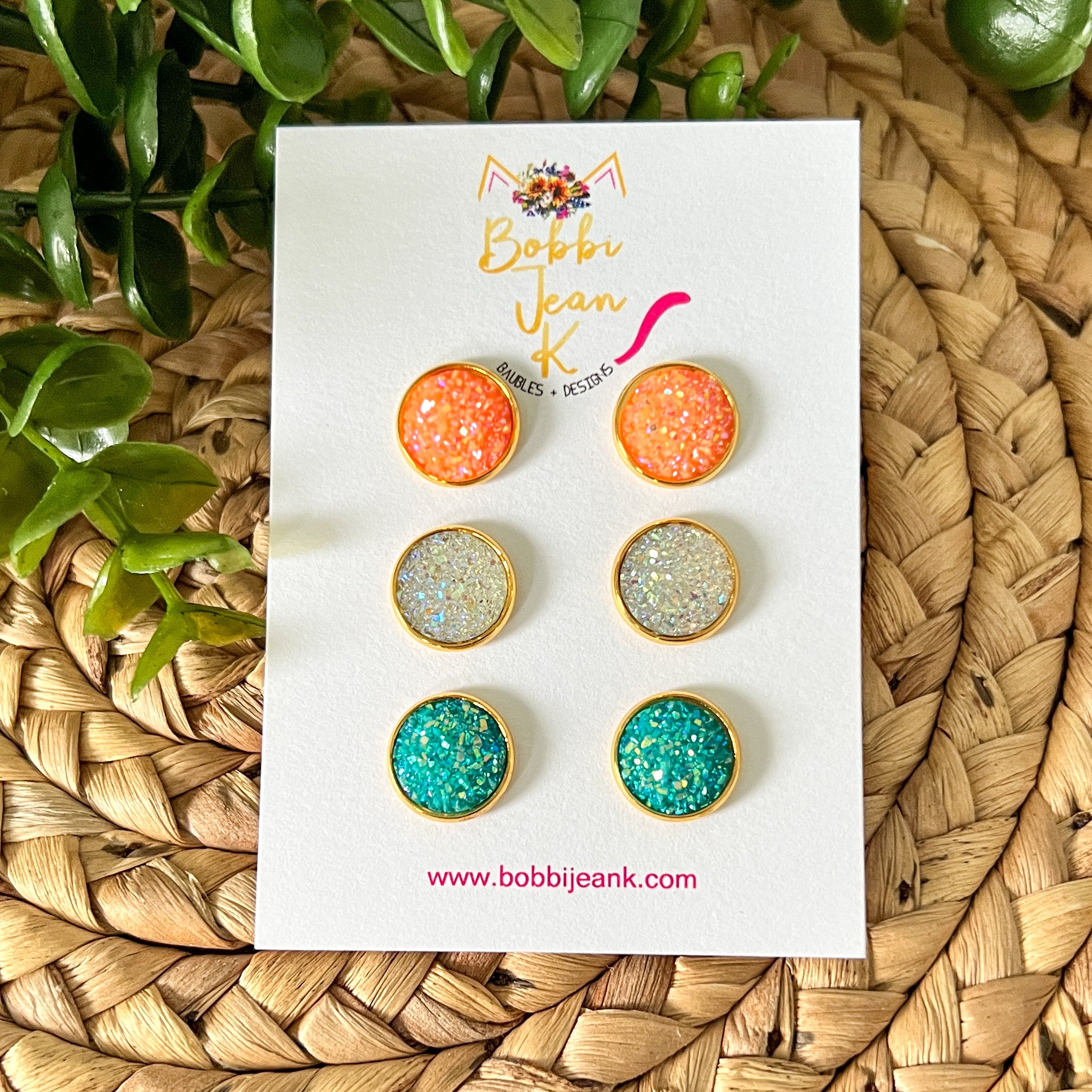 Druzy on sale earring kits