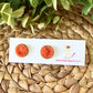 Sunset Raised Faux Druzy Studs 12mm: Choose Silver or Gold Settings